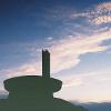 Buzludzha, Bulgaria. House-Monument of the Bulgarian Communist Party. analog: Cosina C1s.